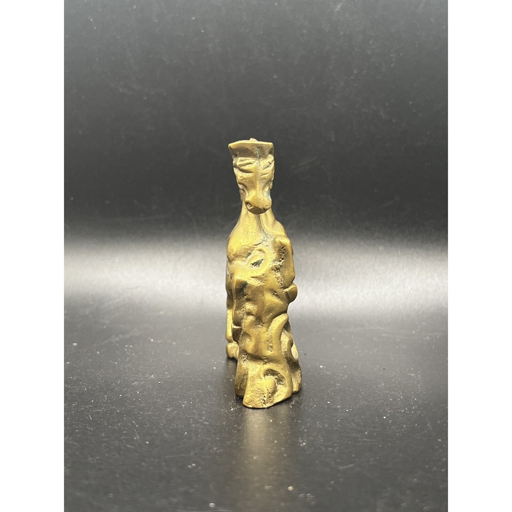 Vintage Solid Brass Pegasus Winged Horse Figurine Statue 3" Small Sweet - Picture 3 of 7